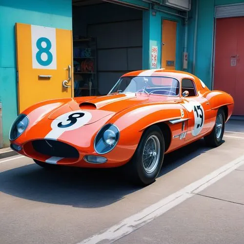 etype,bizzarrini,ferrari 250 gto,ginetta,rennsport,allard,sebring,american sportscar,gulf,converium,sportscar,ecurie,parnelli,lemans,schirra,speedster,60's icon,renault alpine,sport car,british gt,Illustration,Japanese style,Japanese Style 03