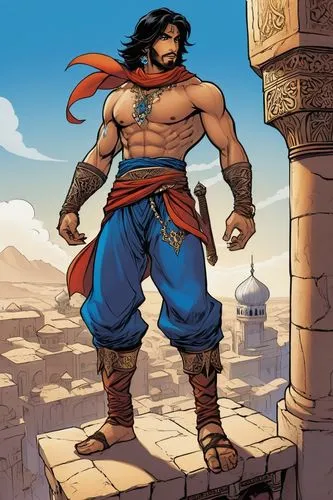 ghazan,shahnameh,bahubali,sindbad,khilji,sandokan,Illustration,American Style,American Style 13