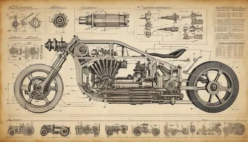 patent motor car,illustration of a car,linotype,locomobile,cutaway,digiscrap,carburettors,mtbf,internal-combustion engine,carburetion,steam car,cyclecar,automobilia,drivetrains,cutaways,old motorcycle,motor,wireframe graphics,locomobile m48,carburetor,Unique,Design,Knolling