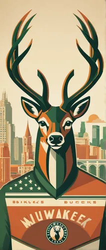 bucks,buffalo plaid antlers,buck antlers,derby,milwaukee,retro background,jägermeister,buck,athletic,vintage wallpaper,newcastle brown ale,mascot,deer illustration,national football league,crest,the mascot,stag,district 9,celtic,celts,Illustration,Vector,Vector 05