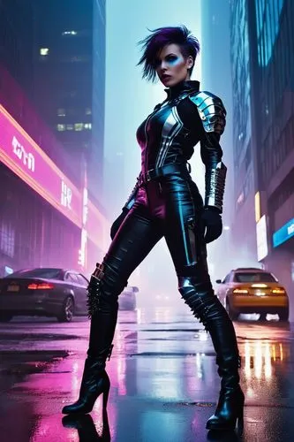 domino,alita,cyberpunk,motoko,cyberpunks,sombra,cyberdog,catwoman,streampunk,atrix,taraji,renegade,futuristic,kittani,polara,marla,femme fatale,shadowrun,selina,salander,Art,Artistic Painting,Artistic Painting 23