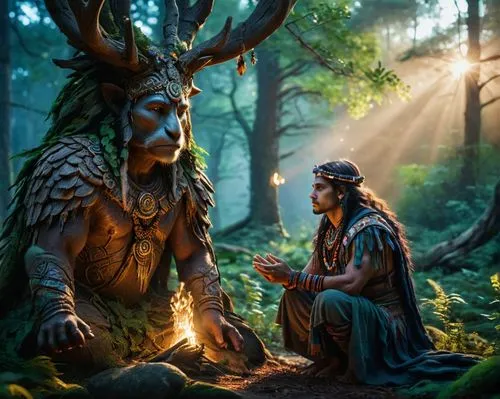 cernunnos,druids,shamanism,druidic,shamanic,shamans,fauns,druidism,druidry,satyrs,archdruid,radagast,tribes,mirkwood,herne,tribespeople,neopagans,elfquest,fantasy picture,herbalists,Photography,General,Commercial