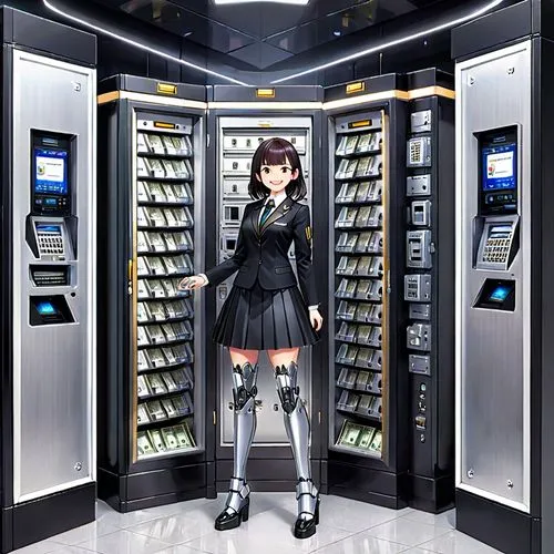 vending machine,vending machines,cpu,convenience store,automated teller machine,soda machine,mc,processor,computer store,digital safe,retail,game bank,librarian,kotobukiya,elektroboot,locker,coin drop machine,coke machine,ako,cyber glasses,Anime,Anime,General