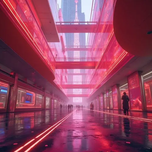 cybercity,futuristic art museum,cyberscene,futuristic landscape,cyberpunk,red matrix,futuristic,bladerunner,vapor,vertigo,cyberport,corridors,cyberview,hypermodern,cyberworld,redshift,shanghai,guangzhou,skyways,futurist,Photography,General,Realistic