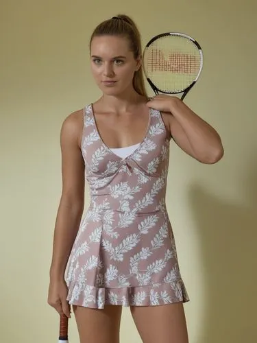 a woman with a tennis racquet standing in a room,the woman is holding her tennis racket and posing,svitolina,vaidisova,rybarikova,pavlyuchenkova,wozniacki,makarova,Photography,General,Realistic