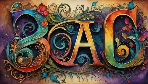 zao,acid,mantra om,aol,art nouveau,alphabets,boho art,dali,decorative letters,good vibes word art,magic hat,om,tab,allah,art nouveau design,gala,psychedelic art,all,zodiac,calligraphic,Illustration,Abstract Fantasy,Abstract Fantasy 12