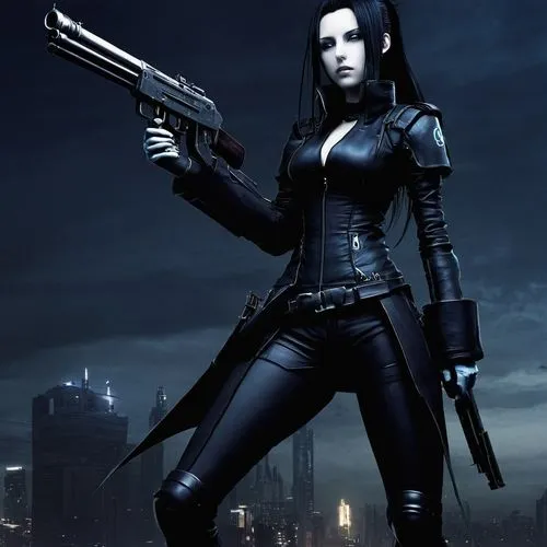 darkness Ergo proxy monad anime android Re-L Mayer riffle ,huntress,woman holding gun,girl with gun,black widow,girl with a gun,widow,shepard,holding a gun,underworld,dark angel,agent 13,agent,dark el