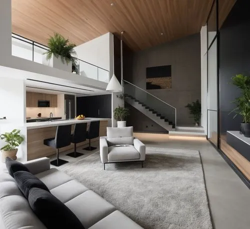 the modern house is decorated with all white,modern living room,interior modern design,modern house,contemporary decor,modern decor,living room,Photography,General,Realistic