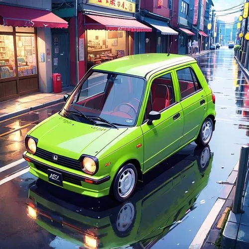 daihatsu,hijet,renault twingo,microcar,twingo,polish fiat 126p,suzuki,miev,jimny,small car,suzukis,matiz,smartcar,daisetta,hiace,aerocar,eurobeat,vitz,seicento,kuruma,Anime,Anime,Realistic