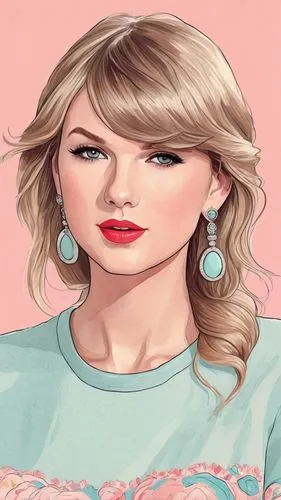 swiftlet,fashion vector,swifty,pop art background,pink background,swiftlets,Illustration,Paper based,Paper Based 16