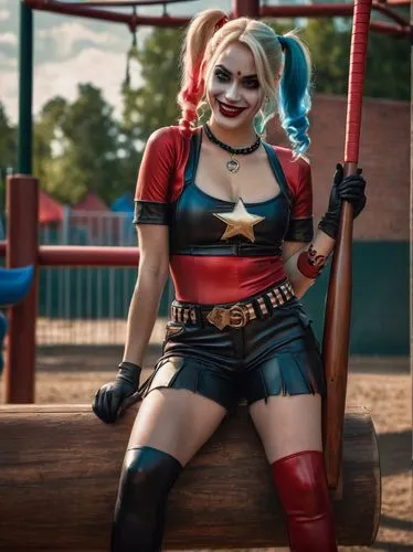 harley quinn,harley,puddin,superheroine,bulletgirl,joyland,cosplay image,battaini,super heroine,domino,pvc,darci,gwen,adora,marionville,arkham,batallion,cindy,strongwoman,bombshells,Photography,General,Fantasy