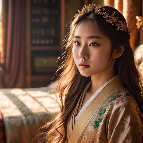 oriental princess,hanbok,inner mongolian beauty,arang,oriental girl,baozi,a princess,golden crown,girl in a historic way,mt seolark,dragon li,mulan,shuanghuan noble,songpyeon,gold crown,ao dai,fairy queen,korean drama,dongfang meiren,yeonsan hong,Photography,General,Natural