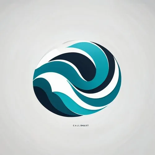 circular waves abstract modern,a circular object with blue, white and black swirls,wavevector,infinity logo for autism,teal digital background,tsunami,waves circles,oceanus,Unique,Design,Logo Design