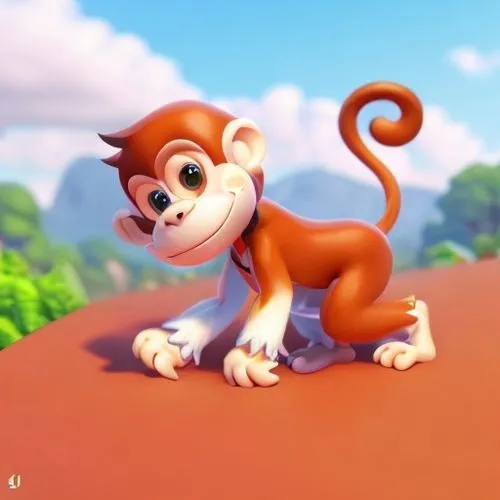 Monkey, white background,monkey,barbary monkey,simba,madagascar,baby monkey,cute cartoon character,kong,the monkey,leo,orang utan,skeezy lion,forest king lion,tarzan,tamarin,disney character,monkey so