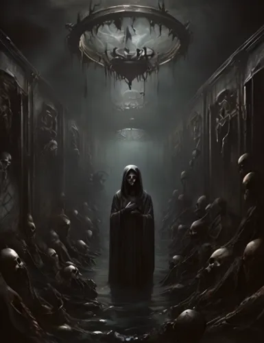 dark art,hall of the fallen,vader,dance of death,dark world,dark gothic mood,darth vader,a dark room,mirror of souls,haunted cathedral,gothic portrait,death god,doctor doom,hooded man,emperor,underworld,gothic,murder of crows,hinnom,grim reaper