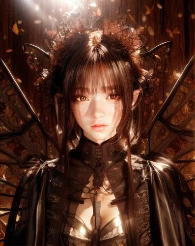 fallen angel,dark angel,black angel,queen of the night,fire angel,baroque angel,amano,fairy queen,vanessa (butterfly),angel,clamp,crow queen,evil fairy,golden crown,angel of death,gatekeeper (butterfly),bjork,lady of the night,celtic queen,monarch