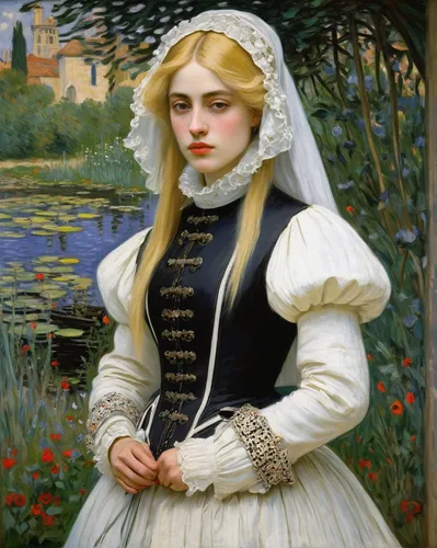 girl on the river,the blonde in the river,girl in the garden,girl picking flowers,portrait of a girl,young woman,young lady,girl picking apples,girl with cloth,victorian lady,girl in flowers,la violetta,portrait of a woman,young girl,romantic portrait,woman holding pie,blonde woman,girl lying on the grass,holding flowers,the magdalene,Art,Artistic Painting,Artistic Painting 04