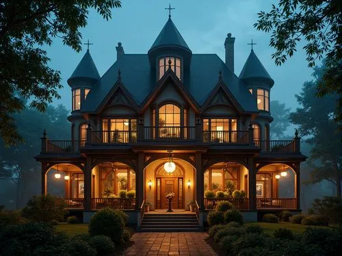 victorian house,victorian,witch's house,old victorian,house silhouette,house in the forest,witch house,dreamhouse,victorian style,fairy tale castle,forest house,the haunted house,creepy house,victoriana,ghost castle,haunted house,fairytale castle,haunted castle,maplecroft,house painting