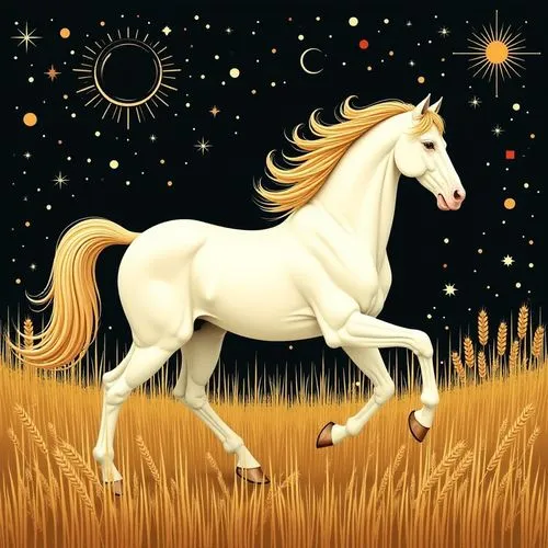 golden unicorn,albino horse,a white horse,unicorn background,constellation unicorn,pegasys