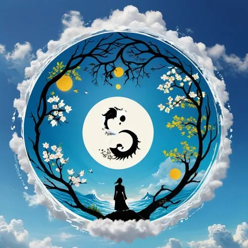 taoism,mantra om,yinyang,taoist,benzaiten,shunju,trigrams,pangu,buddha purnima,baguazhang,taoists,wufeng,daoism,nembutsu,tulku,moondragon,auspicious symbol,om,shaivism,zhuangzi,Unique,Design,Sticker