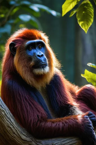 Unleash your creativity and capture the magical moments at Zoo Atlanta in photos.,golden lion tamarin,langur,tamarin,uakari,barbary monkey,cercopithecus neglectus,orangutan,gibbon 5,primate,orang utan