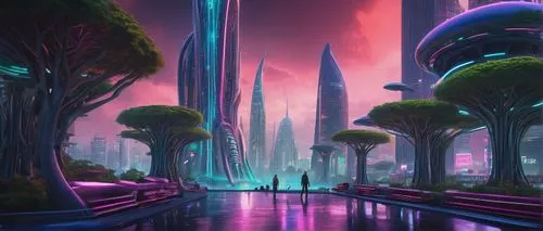 futuristic landscape,fantasy city,cybercity,alien world,cyberia,fantasy landscape,coruscant,futuristic,alien planet,cyberworld,wildstar,cybertown,metropolis,futuristic architecture,areopolis,scifi,cityscape,ecotopia,homeworld,cyberport,Conceptual Art,Sci-Fi,Sci-Fi 13