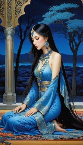 rem in arabian nights,shakuntala,mervat,khayyam,sheherazade,anarkali,Illustration,Realistic Fantasy,Realistic Fantasy 08