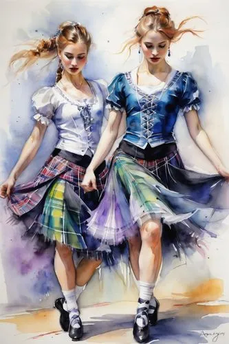 kilts,kilty,tartan skirt,kilted,tartans,highland games,Illustration,Paper based,Paper Based 11