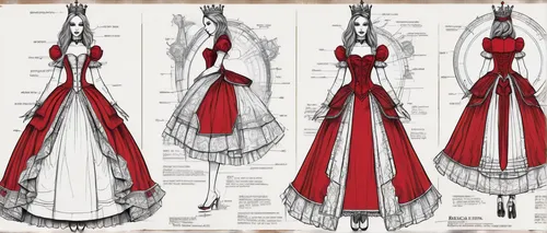 dress form,crinoline,overskirt,costume design,hoopskirt,fashion design,retro paper doll,vintage paper doll,scarlet sail,red sail,fashion illustration,sheath dress,ball gown,naval architecture,prince of wales feathers,fashion designer,cocktail dress,evening dress,harness cocoon,viceroy (butterfly),Unique,Design,Blueprint