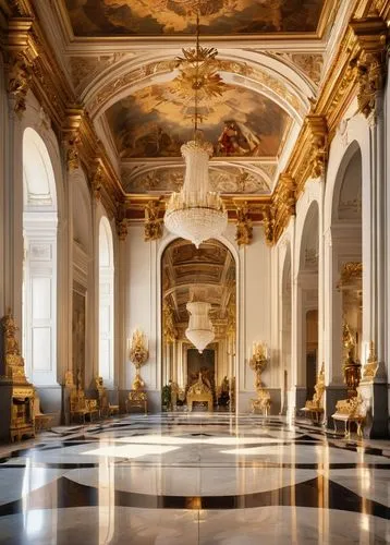 marble palace,ballroom,residenz,europe palace,louvre,mikhailovsky,royal interior,ritzau,versailles,foyer,burgtheater,cochere,orangerie,mirogoj,entrance hall,enfilade,moritzburg palace,kempinski,vienna,louvre museum,Illustration,Paper based,Paper Based 12