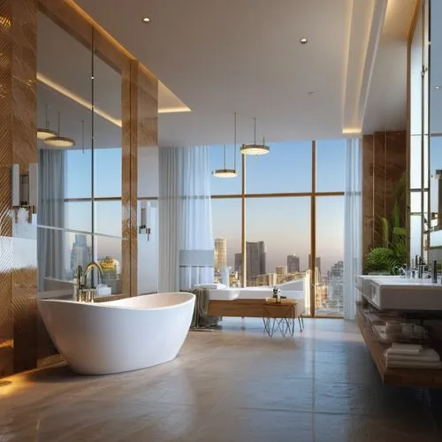 luxury bathroom,modern minimalist bathroom,penthouse apartment,luxury home interior,interior modern design,shower bar,bathroom,bathtub,modern decor,modern room,contemporary decor,glass wall,bath,interior design,luxury property,great room,luxury real estate,modern kitchen interior,3d rendering,sky apartment,Photography,General,Realistic