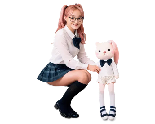 3d teddy,plush figure,cosplay image,school uniform,kawaii girl,schoolgirl,with glasses,the japanese doll,anime 3d,mini e,japanese doll,female doll,school skirt,anime japanese clothing,kewpie doll,cosplayer,doll paola reina,plush dolls,doll cat,doll figure,Conceptual Art,Daily,Daily 09