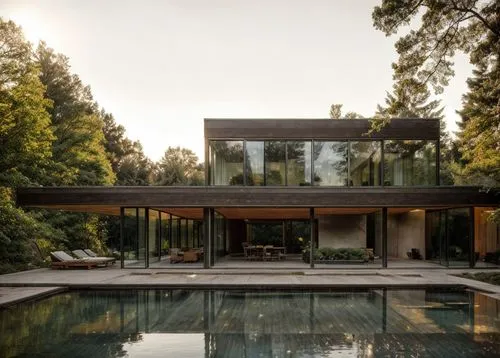 mid century house,modern house,modern architecture,pool house,timber house,cubic house,summer house,beautiful home,dunes house,mid century modern,ruhl house,glass roof,house in the forest,glass wall,mirror house,structural glass,frame house,flat roof,glass panes,house shape,Architecture,General,Modern,Organic Modernism 2