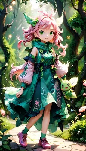 fae,acerola,camellia,forest clover,rosa 'the fairy,forest background,garden fairy,fairy forest,in the forest,japanese sakura background,meteora,dryad,rosa ' the fairy,spring background,girl with tree,camellias,child fairy,flora,forest walk,little girl fairy,Anime,Anime,Cartoon