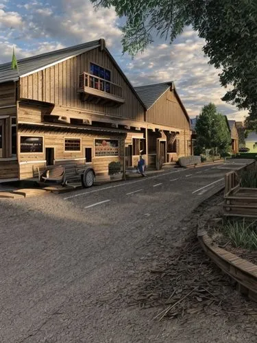 freight depot,farmstead,horse barn,farm yard,train depot,equestrian center,railroad station,the farm,rural,general store,piglet barn,parking lot under construction,locomotive shed,farm pack,firstfeld depot,wild west hotel,brewery,farmer's market,farm set,station bend