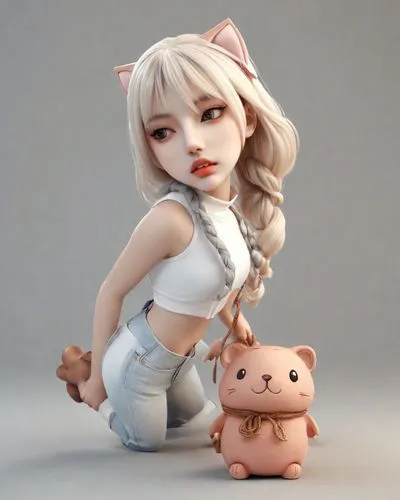 piggybank,kawaii pig,piggy bank,poro,game figure,3d figure,artist doll,3d model,tipoki,doll figure,dollfie,bjd,kotobukiya,dollfus,tera,mini pig,clay doll,barkdoll,cartoon pig,figurines,Digital Art,3D