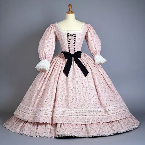 doll dress,crinoline,dress form,folk costume,19th century,ball gown,Art,Artistic Painting,Artistic Painting 48