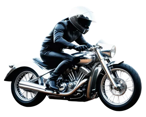 Motorcycle, sleek design, shiny metal body, black leather seat, silver exhaust pipe, high-performance wheels, sporty helmet, rider's gloves, dynamic pose, speeding motion blur, low-angle shot, dramati