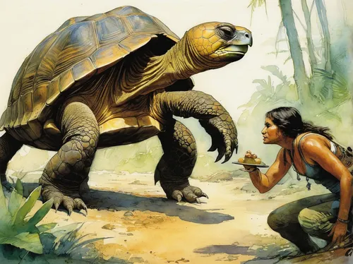 giant tortoise,giant tortoises,galápagos tortoise,galapagos tortoise,tortoises,philomachus pugnax,gopher tortoise,box turtle,reconstruction,tortoise,macrochelys,limb males,scandivian animals,trachemys,cyclura nubila,terrapin,land turtle,trachemys scripta,illustration,prehistory,Illustration,Paper based,Paper Based 12