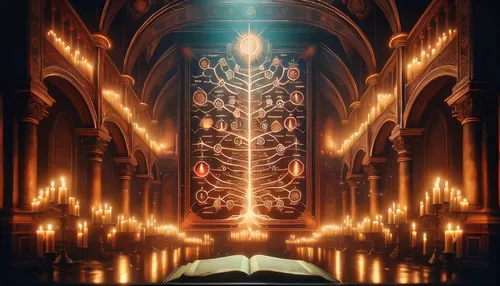 hymn book,prayer book,cathedral,illumination,haunted cathedral,the pillar of light,tabernacle,blood church,sanctuary,hall of the fallen,magic book,mystery book cover,scroll wallpaper,choral book,parch