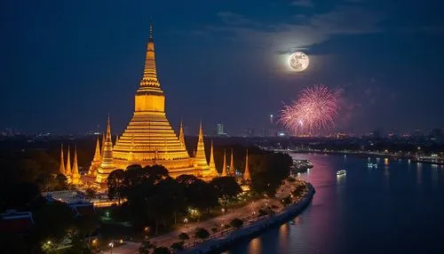 phra nakhon si ayutthaya,krathong,ayutthaya,phra,rattanakiri,vesak,Photography,General,Realistic