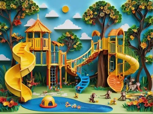 children's playground,children's background,imaginationland,children's playhouse,climbing forest,playgrounds,cartoon forest,playset,loro park,water park,babyland,playhouses,happy children playing in the forest,munchkinland,toddler in the park,waterslides,play area,cartoon video game background,kidspace,3d fantasy,Unique,Paper Cuts,Paper Cuts 09