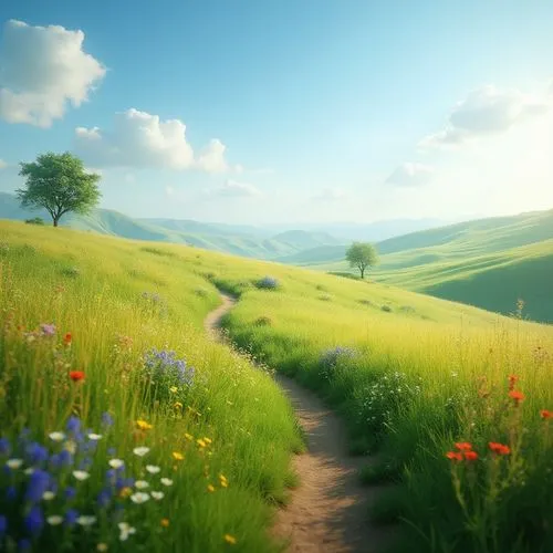 meadow landscape,summer meadow,green meadow,landscape background,small meadow,grassfields,meadow,blooming field,springtime background,spring meadow,spring background,flower field,mountain meadow,grasslands,flowering meadow,grassland,salt meadow landscape,cartoon video game background,flower meadow,alpine meadow,Photography,General,Realistic