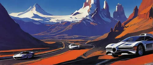 alpine drive,desert racing,audi pikes peak quattro,mountain pass,desert run,alpine,desert safari,mountain highway,alpine route,patrol cars,futuristic landscape,alpine style,renault alpine,mountain road,street canyon,canyon,alpine crossing,steep mountain pass,desert,racing road,Conceptual Art,Sci-Fi,Sci-Fi 23