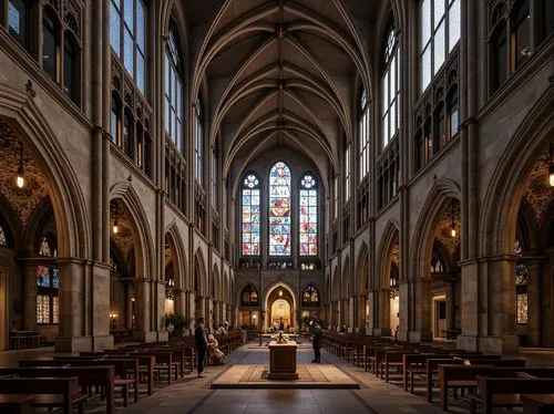 transept,interior view,presbytery,the interior,interior,sanctuary,nave,duomo,main organ,the cathedral,cathedral,choir,cathedral st gallen,ecclesiatical,cathedrals,gesu,empty interior,st mary's cathedral,ecclesiastical,chancel