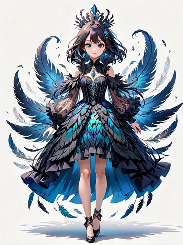 vanessa (butterfly),limenitis camilla,crow queen,blue bird,celestial chrysanthemum,blue chrysanthemum,feathers bird,fairy peacock,garuda,3d crow,bird robin,sea swallow,angel’s tear,black angel,vane,myosotis,winged heart,azure,harpy,dove of peace,Anime,Anime,General