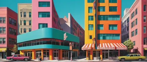 colorful facade,colorful city,apartment building,facade painting,cahuenga,palo alto,bahru,apartment buildings,mansard,mvrdv,microdistrict,santa monica,divisadero,rowhouses,san francisco,apartment block,sottsass,noho,apartments,an apartment,Conceptual Art,Daily,Daily 16