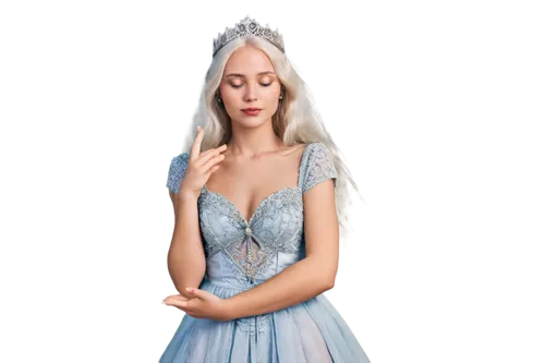 ice queen,white rose snow queen,the snow queen,tiara,cinderella,ice princess,fairy queen,celastrina,elsa,violet head elf,queen cage,winterblueher,elven,silvery blue,white walker,elf,a princess,poppy seed,png transparent,crown render,Art,Classical Oil Painting,Classical Oil Painting 10