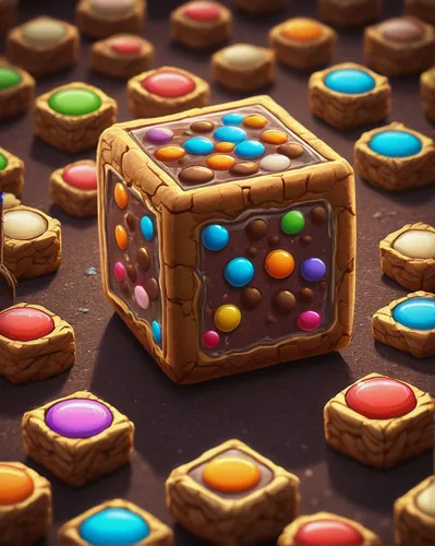 block chocolate,gingerbread buttons,wooden cubes,treasure chest,candy crush,cinema 4d,3d mockup,gingerbread break,wafer cookies,gingerbread,gingerbread mold,candy cauldron,3d render,magic cube,candy pattern,gingerbread cookie,mechanical puzzle,gingerbread houses,confectionery,delicious confectionery,Conceptual Art,Fantasy,Fantasy 12