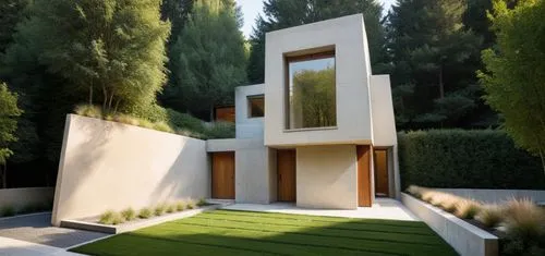 3d rendering,modern house,cubic house,render,garden elevation,frame house,Photography,General,Cinematic